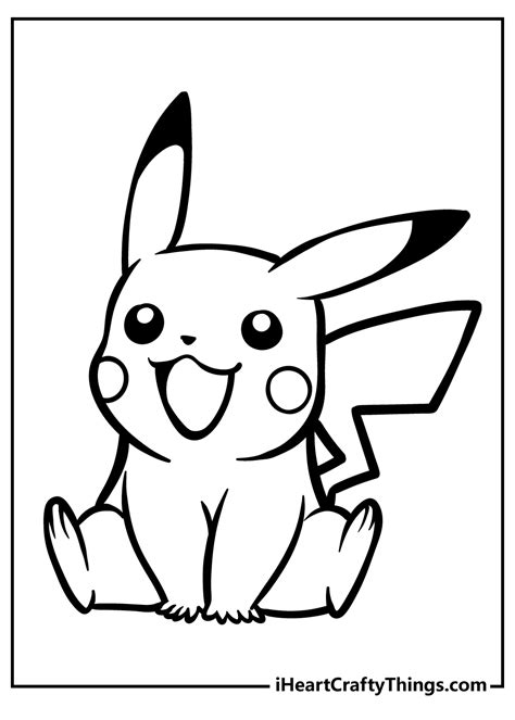 pokemon coloring page for kids|52 Pokemon Coloring Pages (Free PDF Printables)